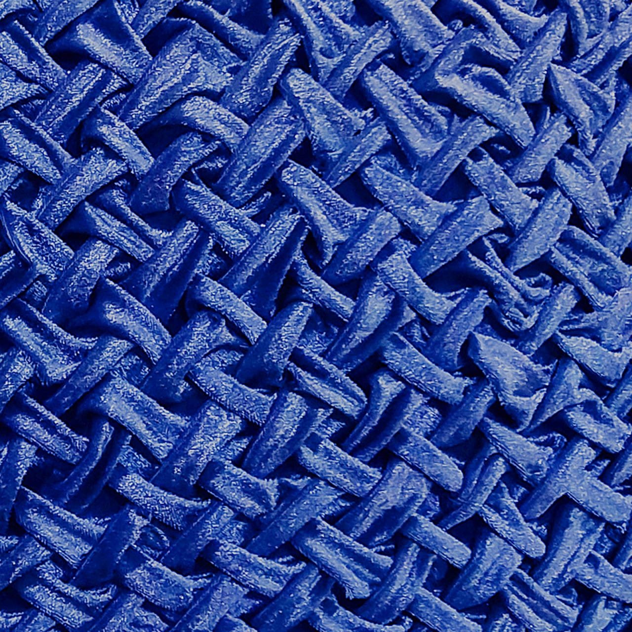 Prydnadskudde set 2 soffa kudde flätad design kungblå 3 Prydnadskudde set 2 soffa kudde flätad design kungblå - Bild 3