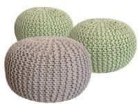 Pouf set 3 st