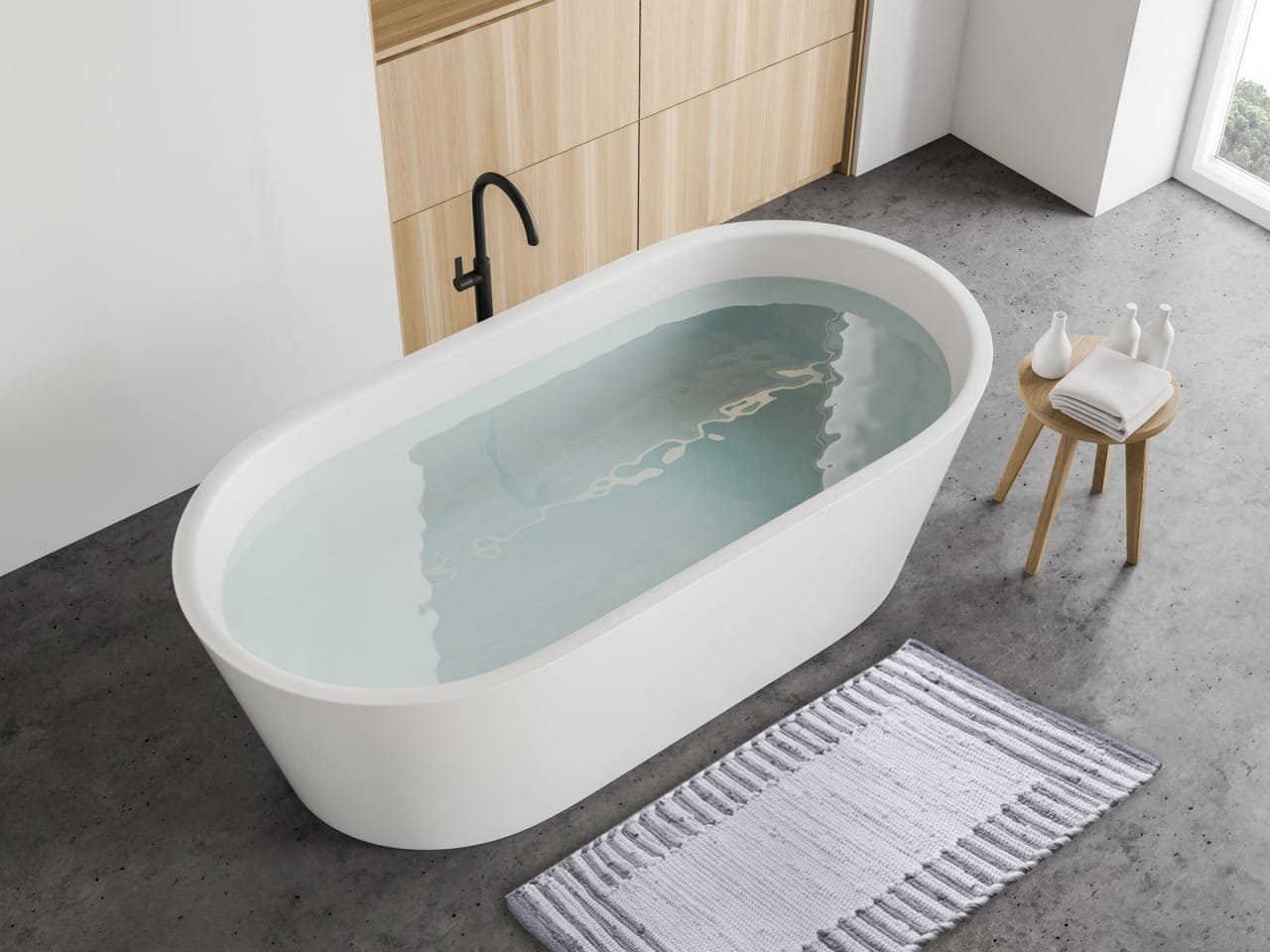 2 St. Badrumsmattan 80 x 50 cm 100% Bomull 5 2 St. Badrumsmattan 80 x 50 cm 100% Bomull - Bild 5