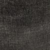 Svart sittpall med texturerad tygklädsel och träfötter.