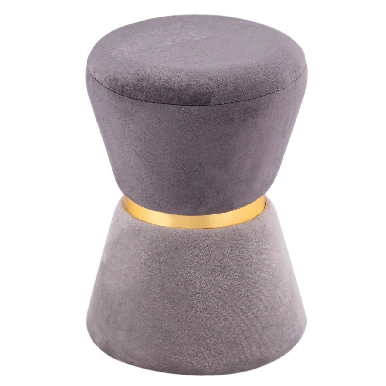 Sammetspall Ø 32 H 42 cm midja 2: a valstolspall med en pouf 2 Sammetspall Ø 32 H 42 cm midja 2: a valstolspall med en pouf - Bild 2