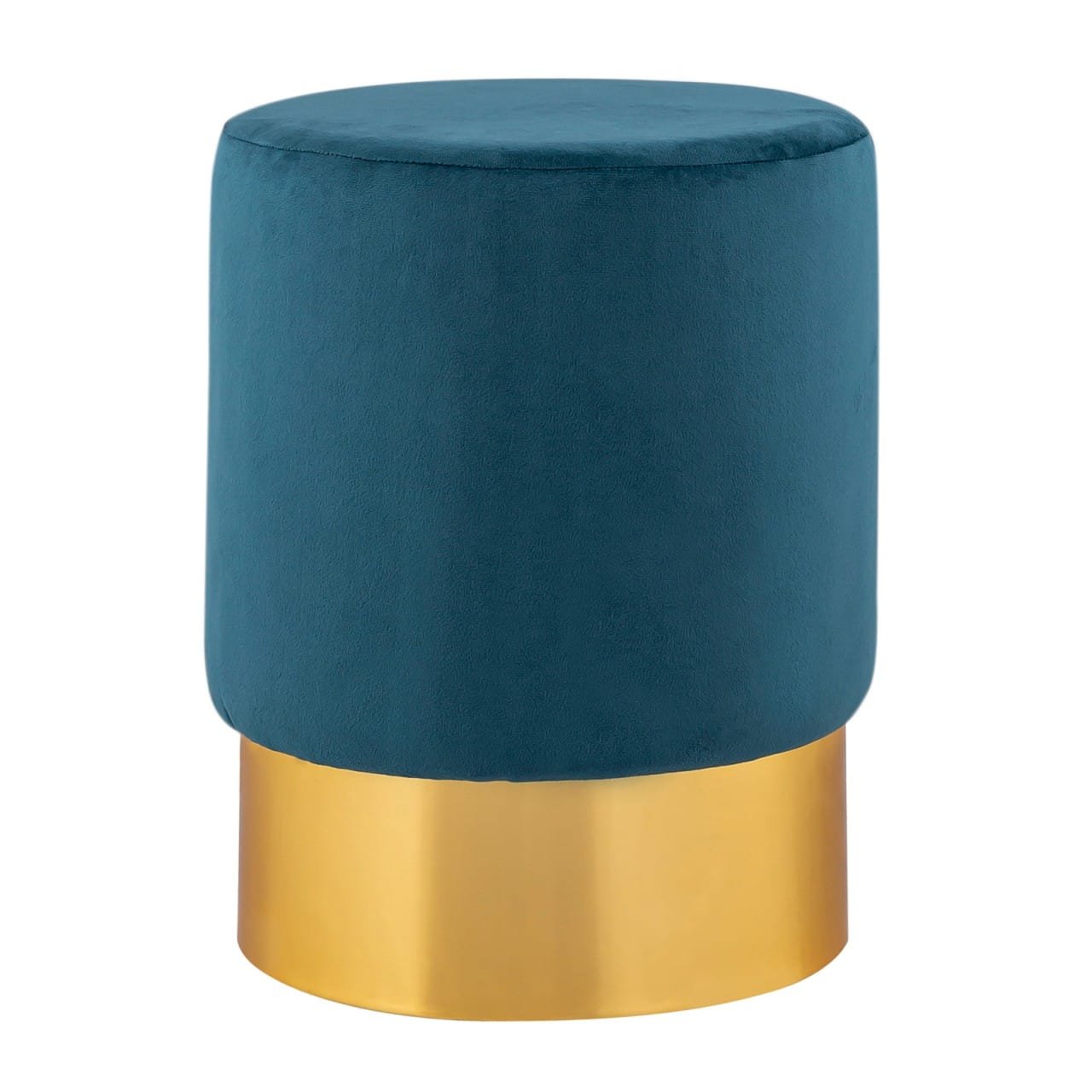 Sammetspall Ø 31 H 43 cm Stool Seat Pouf Velor Stool- emerald 2 Sammetspall Ø 31 H 43 cm Stool Seat Pouf Velor Stool- emerald - Bild 2