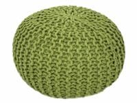 Stickpall pouf Ø 45 cm puffstol golv kudde höjd 30 cm- grön 2 Stickpall pouf Ø 45 cm puffstol golv kudde höjd 30 cm- grön - Bild 2