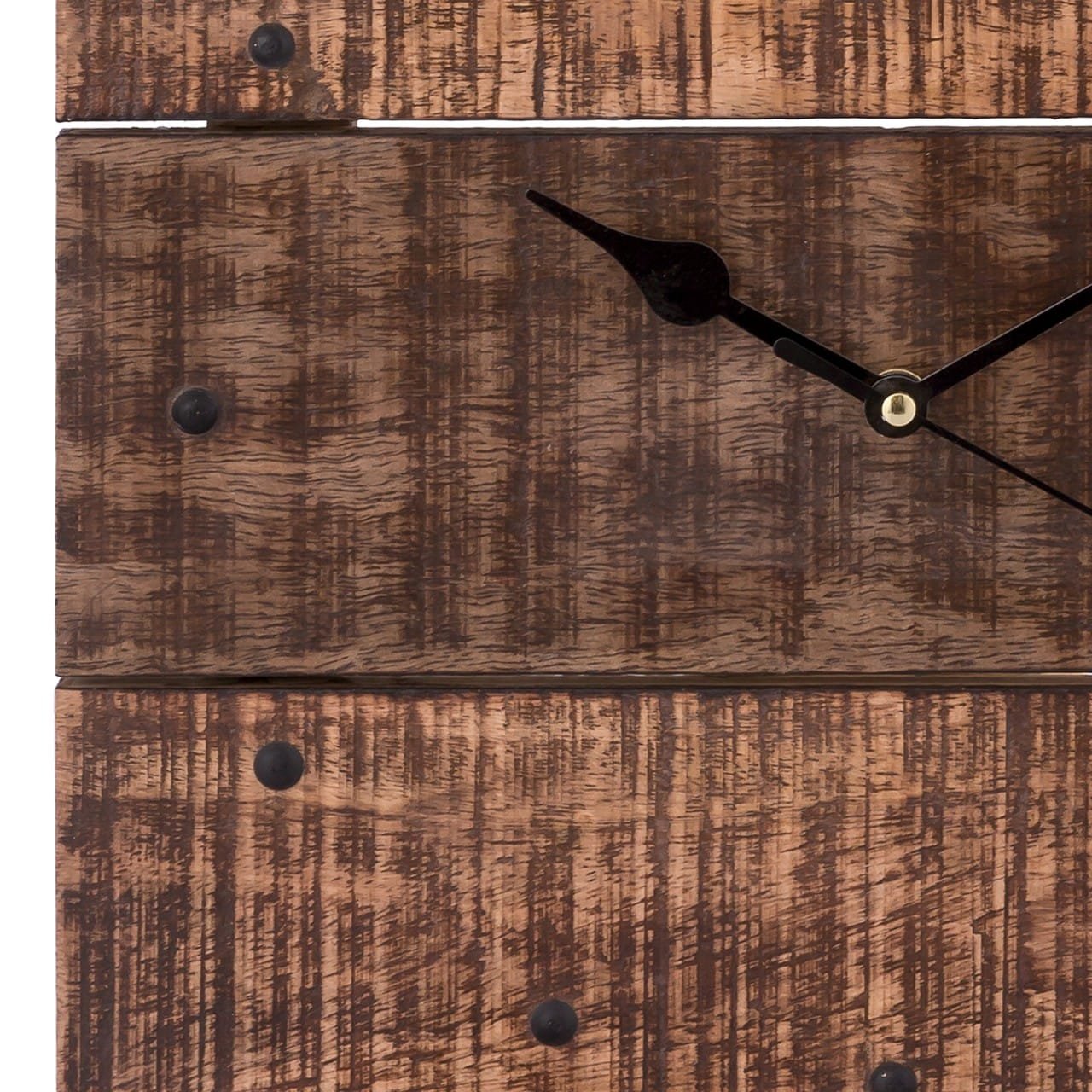 Väggklocka vardagsrum klocka 30 x 30 cm mango trä fast 2 Väggklocka vardagsrum klocka 30 x 30 cm mango trä fast - Bild 2