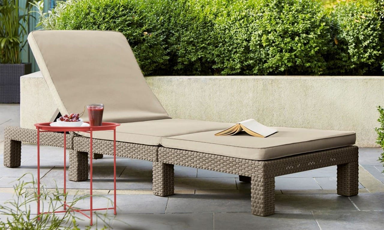 Sidobord Trädgårdsbord runt alberta metall liten - chili 3 Sidobord Trädgårdsbord runt alberta metall liten - chili - Bild 3