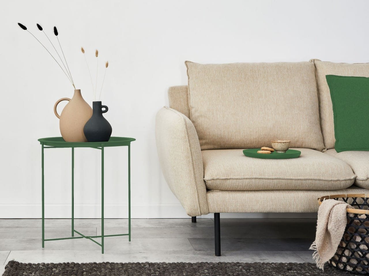 Sidobord Ø 47 H 51 Trädgårdsbord balkong bordssassbord runt 2 Sidobord Ø 47 H 51 Trädgårdsbord balkong bordssassbord runt - Bild 2