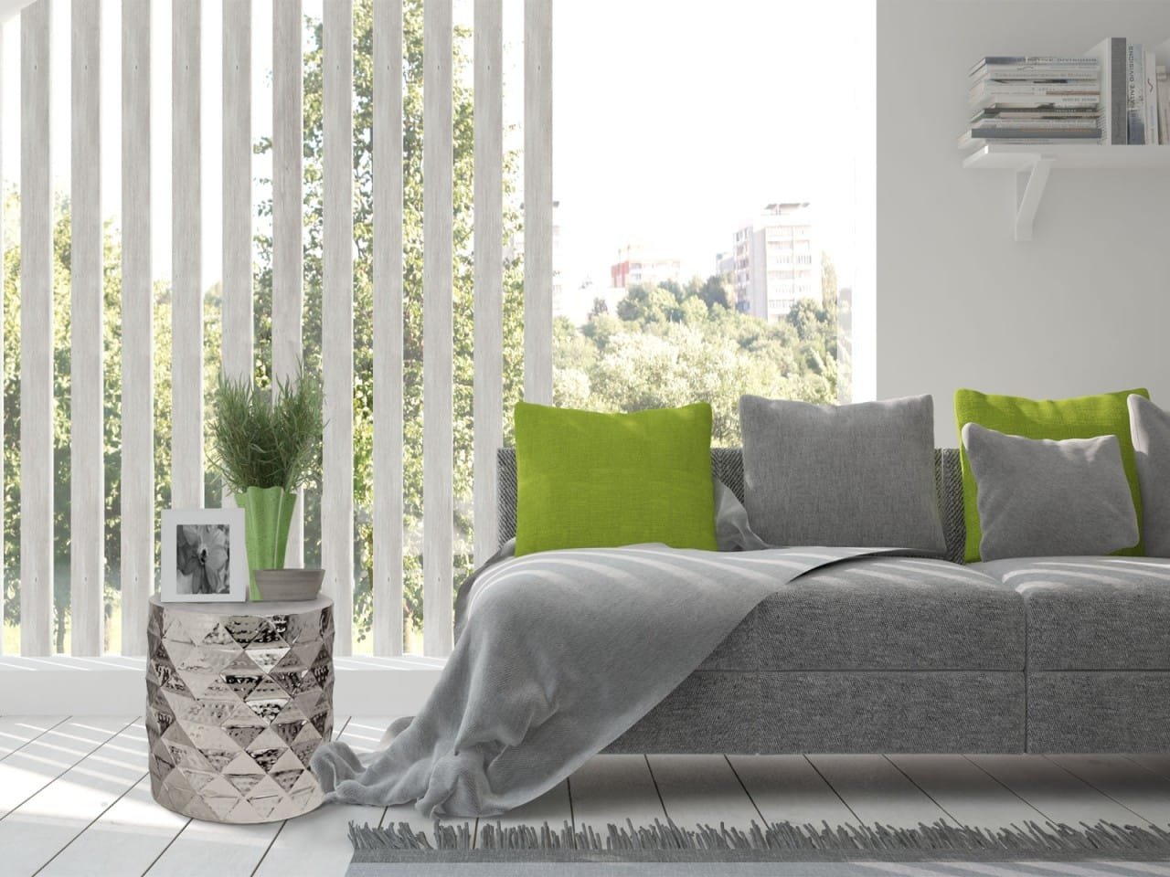 Sidobord metall Ø 40 x 45 cm dekorativt bord marawesch rund silver 3 Sidobord metall Ø 40 x 45 cm dekorativt bord marawesch rund silver - Bild 3