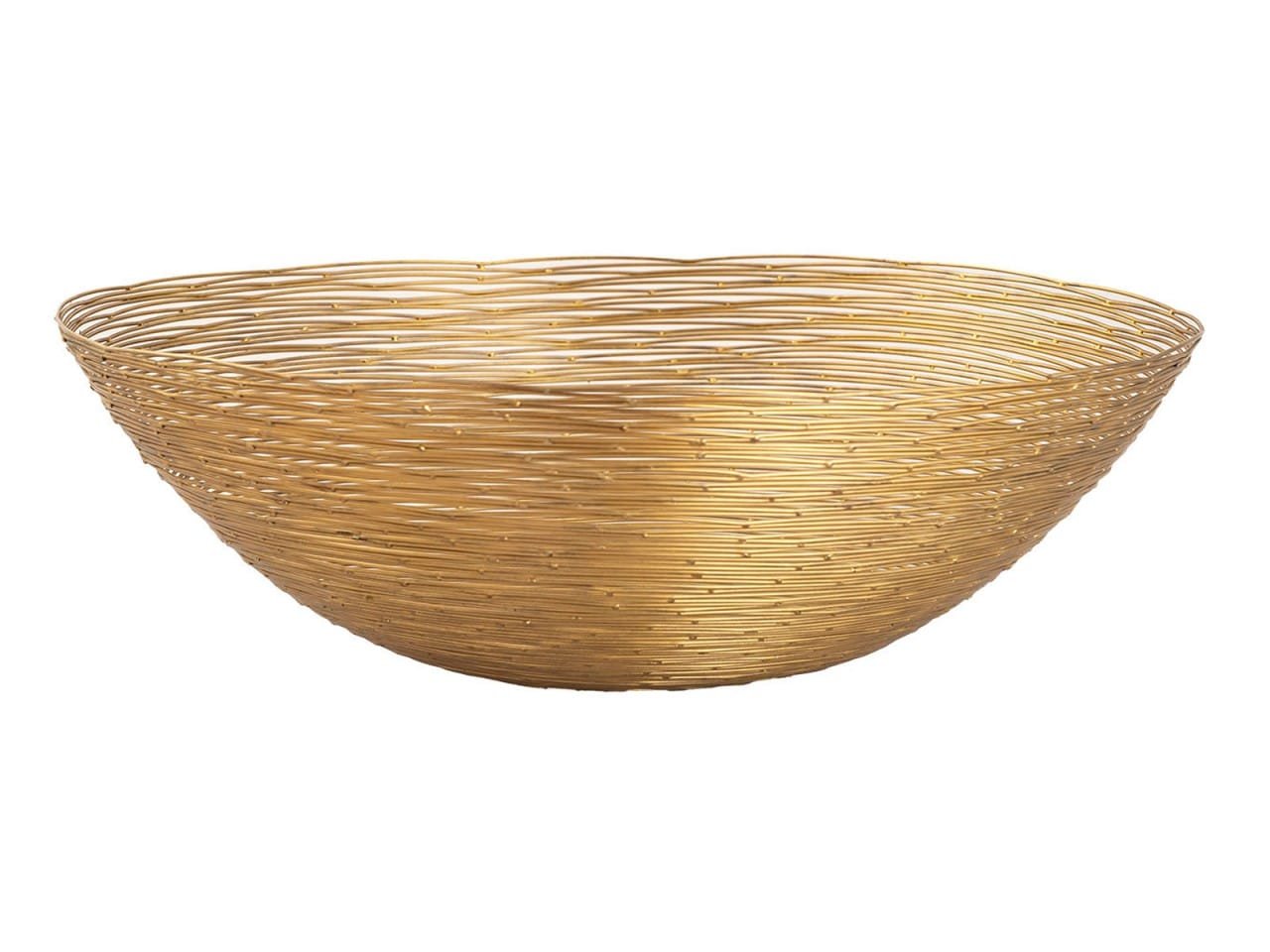 Fruktskål Ø 40 cm h 13 cm Brödkorg trådstruktur 2 Fruktskål Ø 40 cm h 13 cm Brödkorg trådstruktur - Bild 2