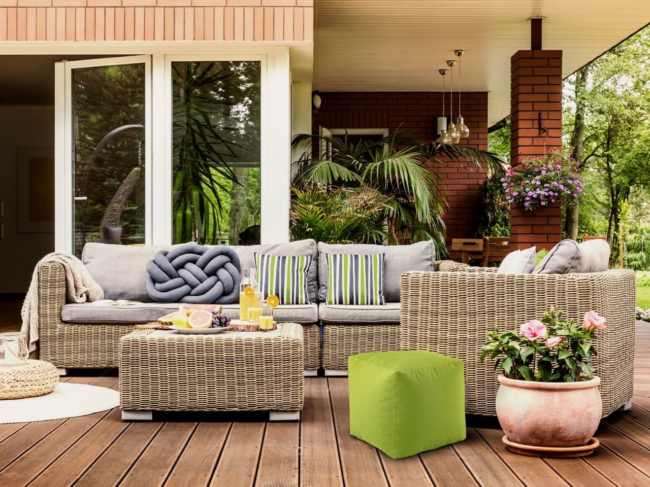 Sittkubstolstolar 45x45x45cm fotpall golvkudde vattentät - grön 3 Sittkubstolstolar 45x45x45cm fotpall golvkudde vattentät - grön - Bild 3