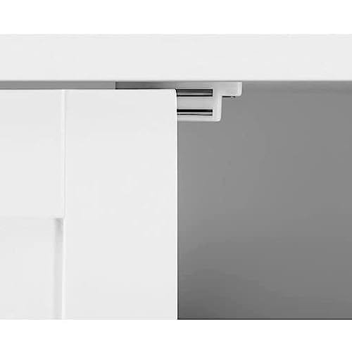 Vasagle fristående badrumsskåp förvaringsskåp med 2 dörrar vit 6 Vasagle fristående badrumsskåp förvaringsskåp med 2 dörrar vit - Bild 6