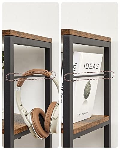 VASAGLE bokhylla 5 våningar (30 x 120 cm vardera) 6 VASAGLE bokhylla 5 våningar (30 x 120 cm vardera) - Bild 6