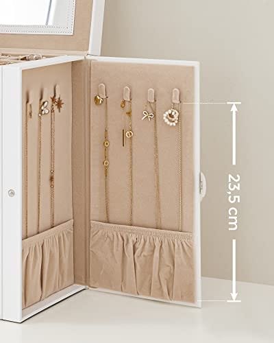 Smyckeskrin i Trä 6-lagers Smyckesskåp - Vit 3 Smyckeskrin i Trä 6-lagers Smyckesskåp - Vit - Bild 3