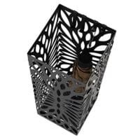 Songmics Metal paraplyställ, Modern Square Paraply Holder Rack, svart 6 Songmics Metal paraplyställ, Modern Square Paraply Holder Rack, svart - Bild 6