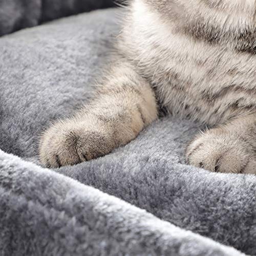 FEANDREA kattträd, högt katttorn, 2 grottor, rökigt grått 7 FEANDREA kattträd, högt katttorn, 2 grottor, rökigt grått - Bild 7