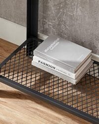 Vasagle konsolbord, entrébord, stabilt soffbord, rustik brun och svart 7 Vasagle konsolbord, entrébord, stabilt soffbord, rustik brun och svart - Bild 7