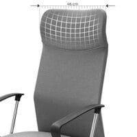 SONGMICS Kontorsstol, ergonomisk snurrstol Vadderad sits, grå 6 SONGMICS Kontorsstol, ergonomisk snurrstol Vadderad sits, grå - Bild 6