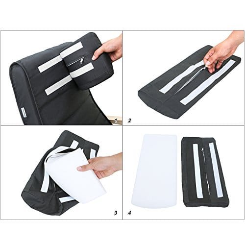 SONGMICS Avkopplande gungstol i björk med justerbart fotstöd, Grå 5 SONGMICS Avkopplande gungstol i björk med justerbart fotstöd, Grå - Bild 5