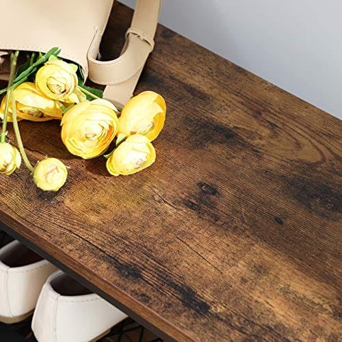 VASAGLE klädhängare, skohylla i korridoren och bänk med hyllor 7 VASAGLE klädhängare, skohylla i korridoren och bänk med hyllor - Bild 7