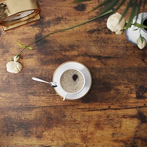 VASAGLE runt soffbord, industriell stil cocktailbord, rustikt brunt och svart 6 VASAGLE runt soffbord, industriell stil cocktailbord, rustikt brunt och svart - Bild 6