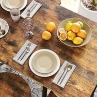 Vasagle bar bord, köksbord, matbord med 3 hyllor, 109 x 60 x 100 cm, rustik brun 7 Vasagle bar bord, köksbord, matbord med 3 hyllor, 109 x 60 x 100 cm, rustik brun - Bild 7