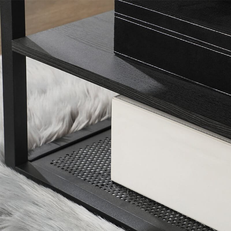 Svart modernt soffbord, material stål, skiva 7 Svart modernt soffbord, material stål, skiva - Bild 7