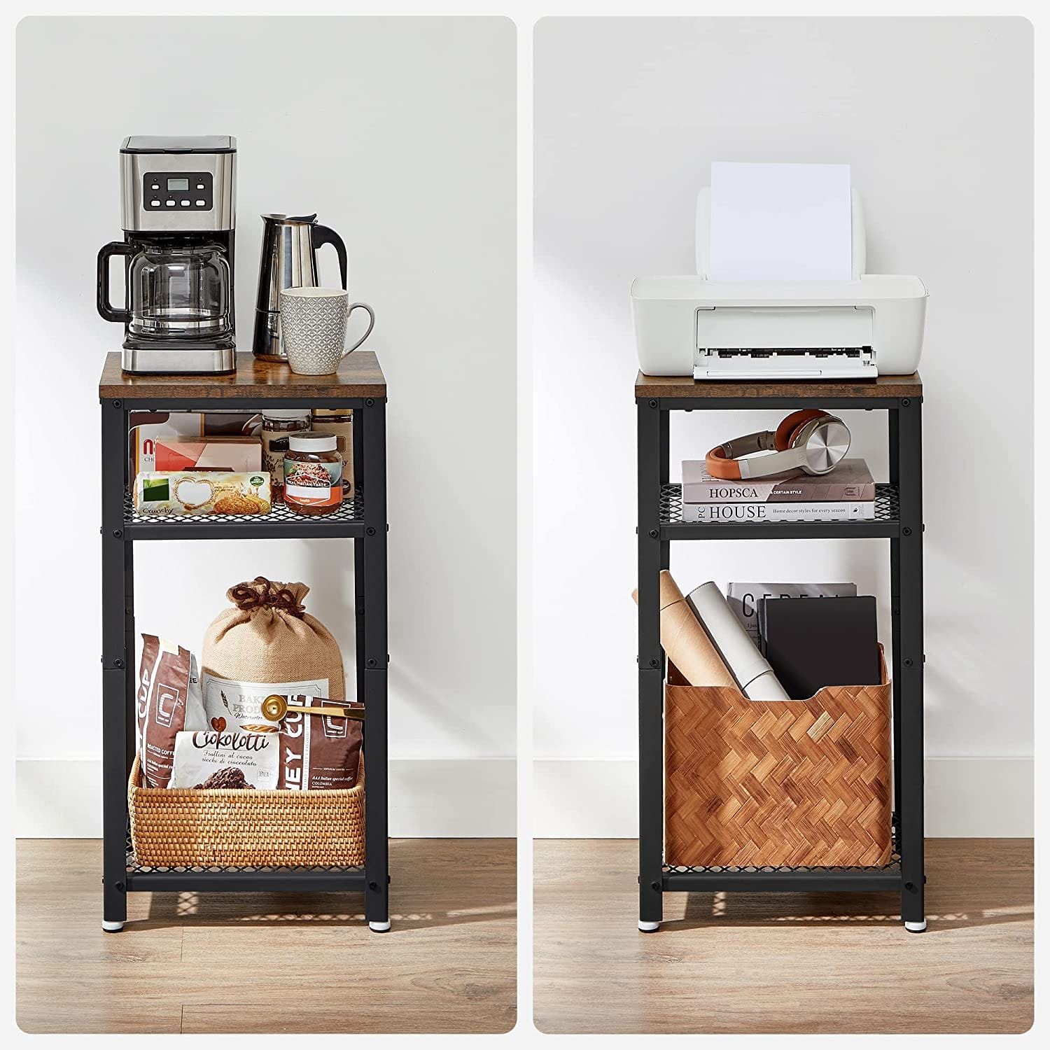 Vasagle vintage slutbord, sido soffbord med 2 mesh enkel monterings 6 Vasagle vintage slutbord, sido soffbord med 2 mesh enkel monterings - Bild 6