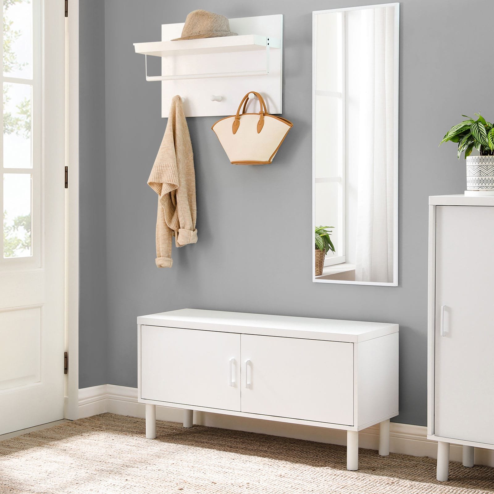 Skoskåp med dörr entré, sovrum eller hall 3 Skoskåp med dörr entré, sovrum eller hall - Bild 3