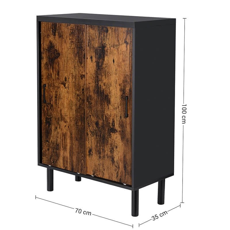 Vasagle förvaringsskåp med hyllor 5 Vasagle förvaringsskåp med hyllor - Bild 5