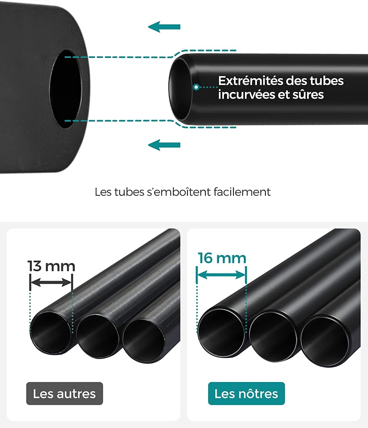 Songmics sovrums garderob med 2 klädskenor, klädställ, tygskydd, kappställ, mörkblå 2 Songmics sovrums garderob med 2 klädskenor, klädställ, tygskydd, kappställ, mörkblå - Bild 2