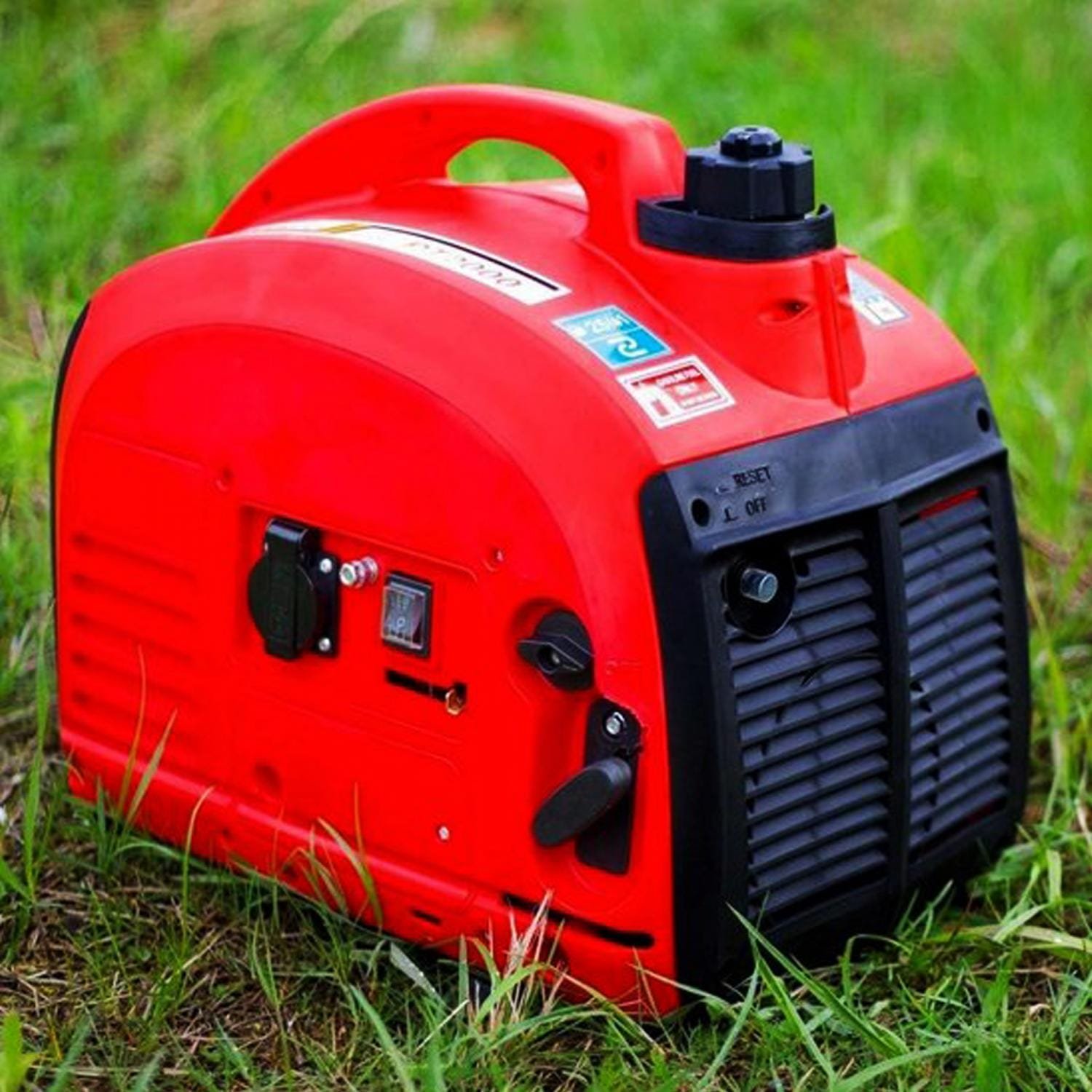 Powertech Bärbar bensingenerator - 650W 2 Powertech Bärbar bensingenerator - 650W - Bild 2