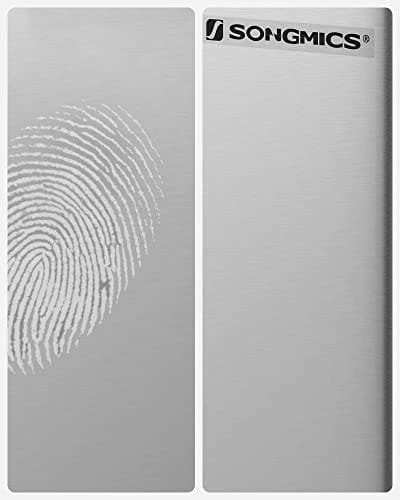 Songmics Dubbel skräpfack, 2 x 20 l Kökfack, dubbelfack Metall Step Bin, med plastiska inre hinkar, mjuka Close-lock och handtag, lukttätning, silver LTB40NL 7 Songmics Dubbel skräpfack, 2 x 20 l Kökfack, dubbelfack Metall Step Bin, med plastiska inre hinkar, mjuka Close-lock och handtag, lukttätning, silver LTB40NL - Bild 7