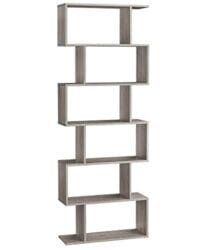 Vasagle Bokhyllor 6-vånings Bokhylla Rumsavdelare Kub Display Hylla Fristående Förvaringshylla Modern stil För Vardagsrum Sovrum Kontor Greige LBC061M01