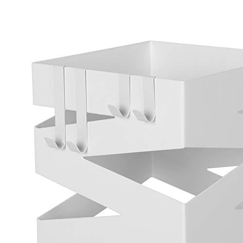 Songmics paraplystativ i metall, fyrkantigt paraplyhållarställ, 15,5 x 15,5 x 49 cm, vit 6 Songmics paraplystativ i metall, fyrkantigt paraplyhållarställ, 15,5 x 15,5 x 49 cm, vit - Bild 6
