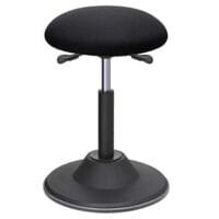 Songmics Active Sitting Balance Chair, höjdjusterbar Work Aftol, 360° vridbar BARECTOol, sitthöjd 50-70 cm, med halkskydd i botten, OSC01BK
