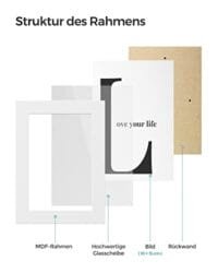 Songmics Picture Frames Collage för 4 foton, för 4 Songmics Picture Frames Collage för 4 foton, för 4