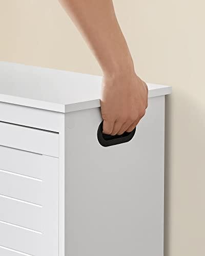 Vasagle skoskåp med huva, bänk, för hall, 80 x 30 x 46 cm, vit 6 Vasagle skoskåp med huva, bänk, för hall, 80 x 30 x 46 cm, vit - Bild 6