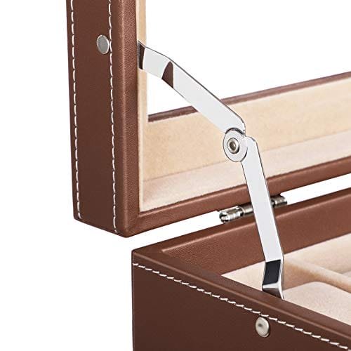 Songmics JWB007 Watch-Holder Case för 10 klockor 5 Songmics JWB007 Watch-Holder Case för 10 klockor - Bild 5