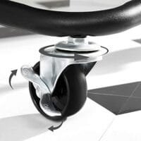 Songmics Rolling Cart, 3-Tier Storage Cart, förvaringsvagn med handtag, svart - Bild 6