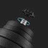 Justerbar hantelvikt med skivstång och lås för fitness och hemmagym.