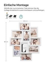 Songmics Photo Frame Collage för 10 foton i 4 Songmics Photo Frame Collage för 10 foton i 4