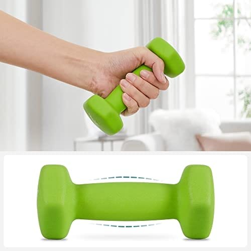 Songmics Hex hantelar set med stativ - 2 x 1 kg, 2 x 2 kg, 2 x 3 kg, mörkgrå 3 Songmics Hex hantelar set med stativ - 2 x 1 kg, 2 x 2 kg, 2 x 3 kg, mörkgrå - Bild 3