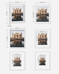 Songmics set med 3 bildramar, rymmer 4 x 6 tum (4 x 6 tum) 5 x 7 tum (5 x 7 tum) 4 Songmics set med 3 bildramar, rymmer 4 x 6 tum (4 x 6 tum) 5 x 7 tum (5 x 7 tum) - Bild 4