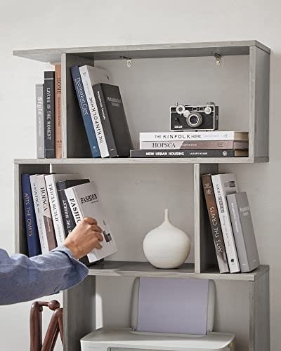 Vasagle Bokhyllor 6-vånings Bokhylla Rumsavdelare Kub Display Hylla Fristående Förvaringshylla Modern stil För Vardagsrum Sovrum Kontor Greige LBC061M01 7 Vasagle Bokhyllor 6-vånings Bokhylla Rumsavdelare Kub Display Hylla Fristående Förvaringshylla Modern stil För Vardagsrum Sovrum Kontor Greige LBC061M01 - Bild 7