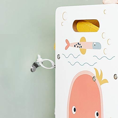 Songmics leksaksarrangör, förvaringshylla med 12 ovävda lådor, för spel, böcker, leksakshylla för barn, i lekrummet, barnrum, multifunktion, vit GKRS04WT 7 Songmics leksaksarrangör, förvaringshylla med 12 ovävda lådor, för spel, böcker, leksakshylla för barn, i lekrummet, barnrum, multifunktion, vit GKRS04WT - Bild 7