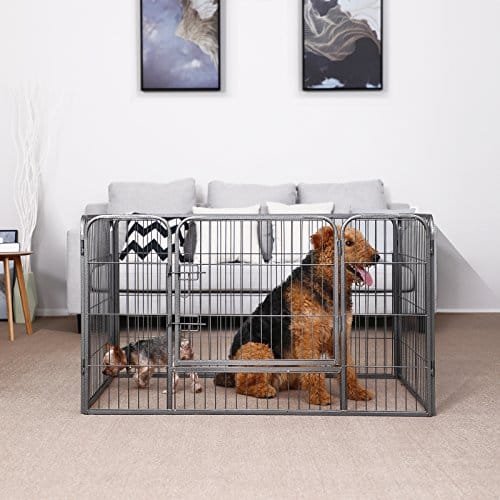Feandrea valp lekhage Heavy Duty Play Whelping Pen 4 delar Grå 122 x 70 x 80 cm ppk74g 2 Feandrea valp lekhage Heavy Duty Play Whelping Pen 4 delar Grå 122 x 70 x 80 cm ppk74g - Bild 2