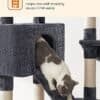 Katttrappa för enklare klättring och aktivitet för katter.
