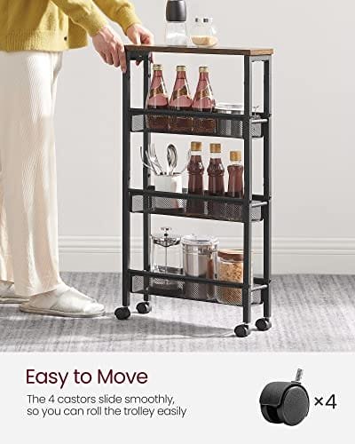 Vasagle vagn 4 nivå 5 Vasagle vagn 4 nivå - Bild 5