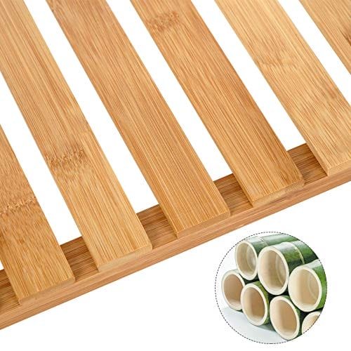 Songmics bambuhyllor för badrum/kök/skoställ, 60 x 26 x 66 cm, vardagsrummet, hallen 5 Songmics bambuhyllor för badrum/kök/skoställ, 60 x 26 x 66 cm, vardagsrummet, hallen - Bild 5