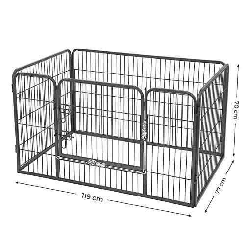 Feandrea valp lekhage Heavy Duty Play Whelping Pen 4 delar Grå 122 x 70 x 80 cm ppk74g 3 Feandrea valp lekhage Heavy Duty Play Whelping Pen 4 delar Grå 122 x 70 x 80 cm ppk74g - Bild 3
