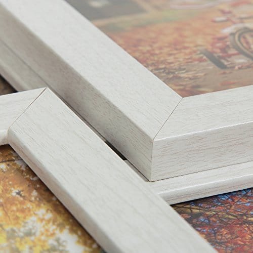 Fotoram Collage För 10 Foton i 4" X 6" (10 X 15 Cm) Bildram Väggmonterad, Montering Krävs, Vit Trä Ådring 6 Fotoram Collage För 10 Foton i 4" X 6" (10 X 15 Cm) Bildram Väggmonterad, Montering Krävs, Vit Trä Ådring - Bild 6